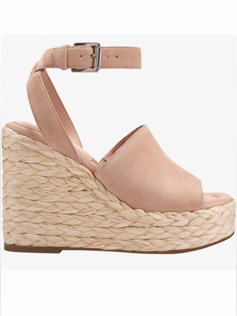 NWT Marc Fisher LTD Wedge Sandals Pink Platform Shoes  New in Box